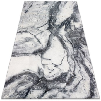 Uniwersalny dywan winylowy Czarno-biały marmur 60x90 cm