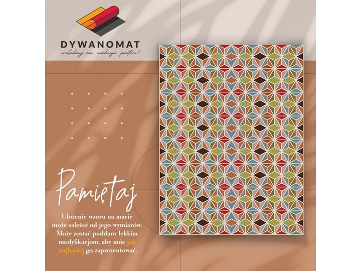 Dywan winylowy Abstrakcyjny kalejdoskop Dywany 80x120 cm 60x90 cm Kategoria Dywany