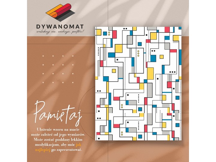 Modny winylowy dywan Abstrakcyjne wzory Dywany 80x120 cm 60x90 cm Kategoria Dywany