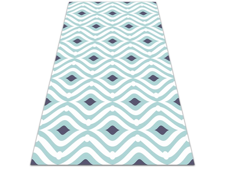 Dywan winylowy do domu Geometryczne fale Syntetyk Dywany Poliester 80x120 cm 60x90 cm Kategoria Dywany