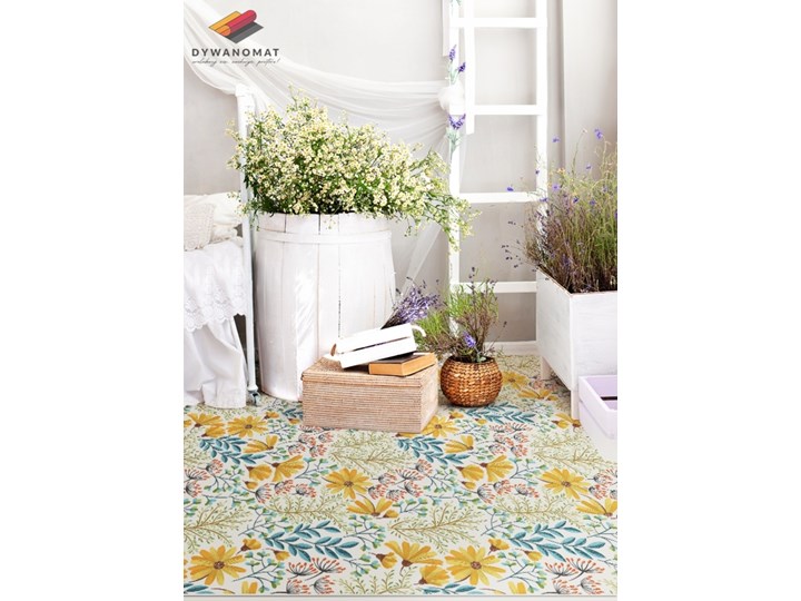 Modny uniwersalny dywan winylowy Wiosenne kwiatki 60x90 cm 80x120 cm Dywany Kategoria Dywany