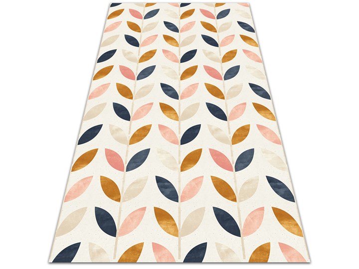 Wewnętrzny dywan winylowy Drobne listki 80x120 cm Syntetyk Poliester 60x90 cm Dywany Kategoria Dywany