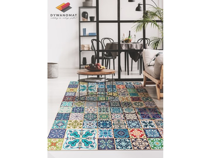 Modny uniwersalny dywan winylowy Portugalski wzór Kategoria Dywany Poliester 60x90 cm 80x120 cm Dywany Syntetyk Kolor Szary