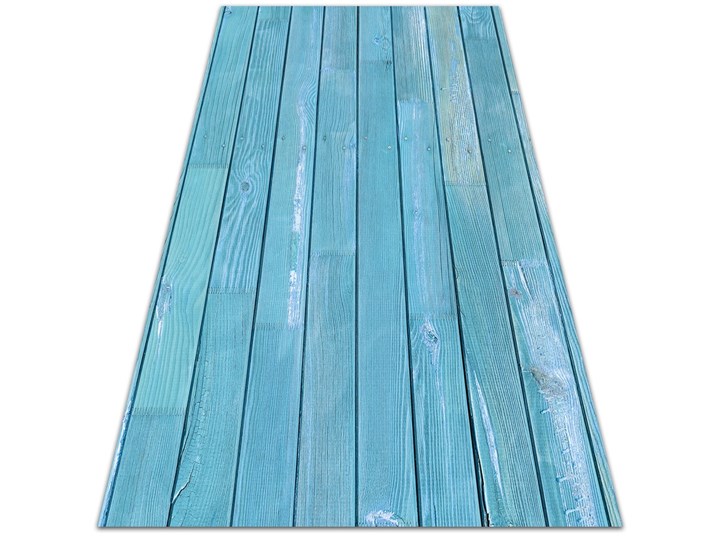 Modny dywan winylowy do domu Niebieski 60x90 cm