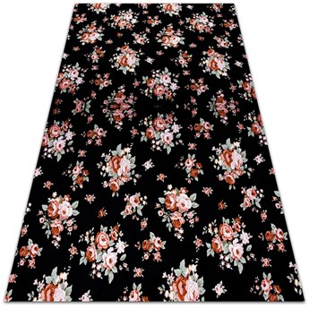 Modny uniwersalny dywan winylowy Bukiety kwiatowe 60x90 cm