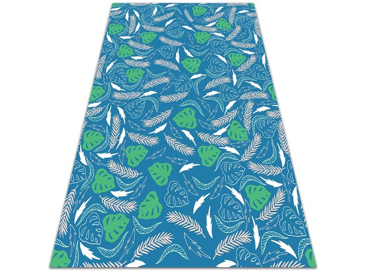 Modny uniwersalny dywan winylowy Hawajskie liście 60x90 cm