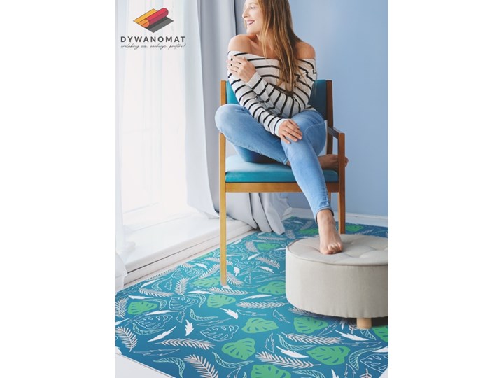 Modny uniwersalny dywan winylowy Hawajskie liście Dywany 60x90 cm 80x120 cm Kategoria Dywany