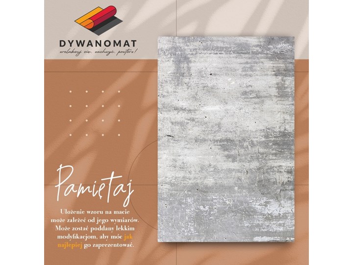 Dywan winylowy do domu Przetarty beton 80x120 cm Pomieszczenie Sypialnia 60x90 cm Dywany Kategoria Dywany