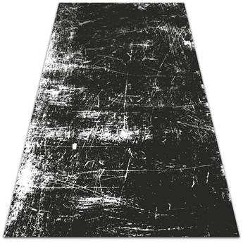 Modny dywan winylowy Czarny porysowany beton 60x90 cm