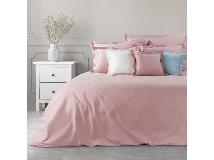 Poszwa bawełniana na kołdrę 180X200 Eurofirany Nova Colour pudrowa Wzór Jednolity Satyna Bawełna 180x200 cm Pomieszczenie Pościel do sypialni