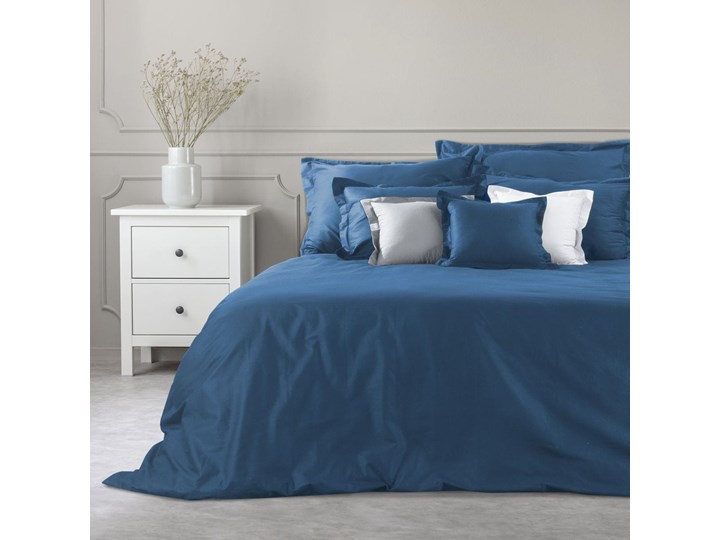 Poszwa bawełniana na kołdrę 220X200 Eurofirany Nova Colour granatowa Bawełna Wzór Jednolity Satyna 200x220 cm Kategoria Komplety pościeli