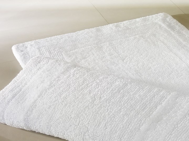 Dywanik Cawo Luxus Basic White Bawełna 70x120 cm 60x100 cm 60x60 cm Prostokątny