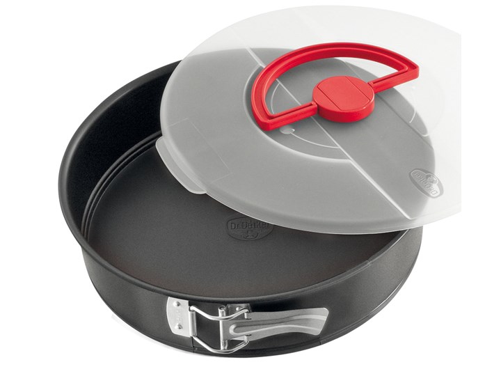Tortownica z pokrywą 26x6,5cm Bake&Go Stal Tortownice Kategoria Formy i foremki