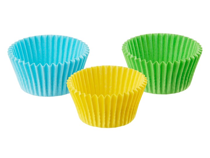 DR.OETKER Foremki papierowe do muffinek 3 cm Kolor Żółty Kolor Zielony