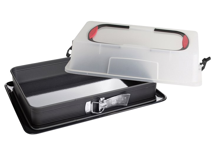 Forma prostokątna z obrzeżem i pokrywą Deluxe Do ciasta Stal Metal Kategoria Formy i foremki