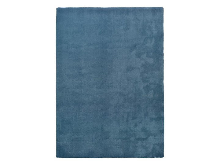 Niebieski dywan Universal Berna Liso, 60x110 cm Bawełna Prostokątny Dywany Welur Poliester Kategoria Dywany