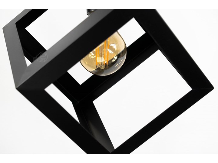 Lampa wisząca FERRUM SORO 3xE27 żelazna czarna matowa EDO777191 EDO Metal Tkanina Stal Szkło Lampa inspirowana Lampa z kloszem Kolor Czarny