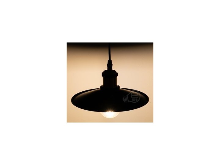 Lampa wisząca LOFT ORICH E27 czarna, mosiądz EDO777180 EDO Lampa inspirowana Lampa z kloszem Szkło Tkanina Stal Metal Pomieszczenie Kuchnia