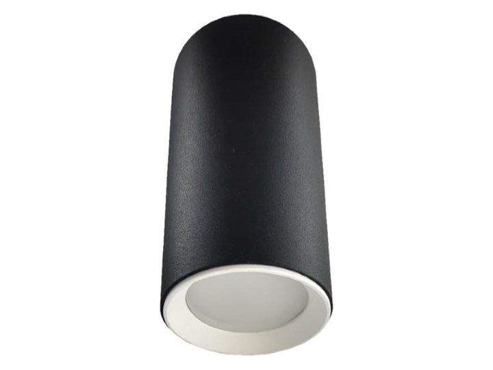Lampa Manacor oczko czarne z białym ringiem 13 cm Oprawa stropowa Oprawa biurowa Kolor Czarny