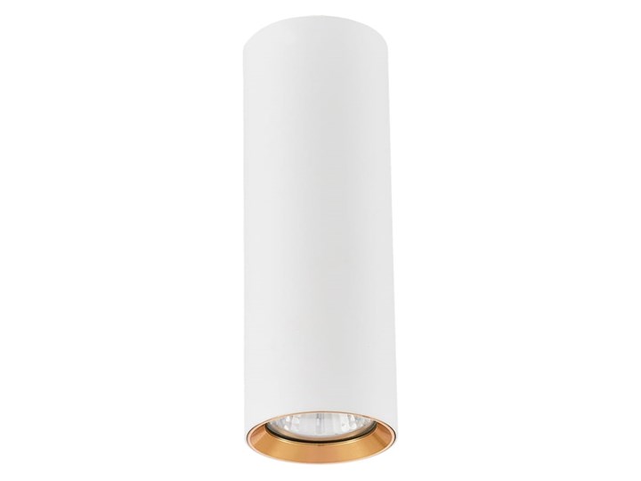 Lampa Manacor oczko białe ze złotym ringiem 17 cm Oprawa biurowa Oprawa stropowa Kolor Biały