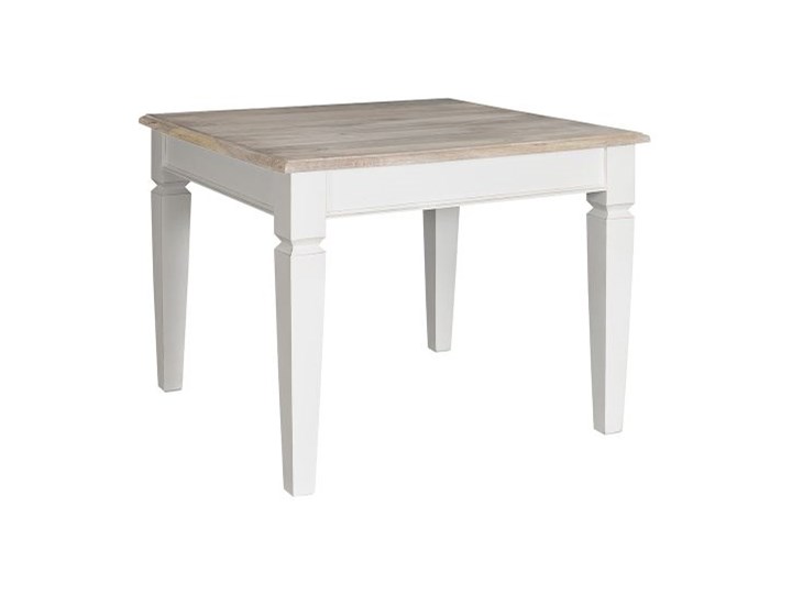 Bristol White Stół kwadratowy Drewno Płyta MDF Rozkładanie