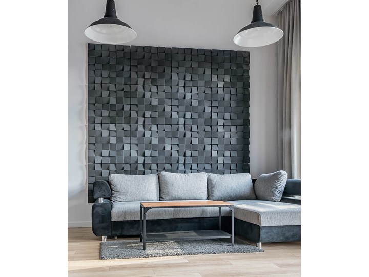 60x60x3 cm VT - PB15 (B15 czarny) COCO - panel dekor 3D beton architektoniczny Kategoria Panele 3D