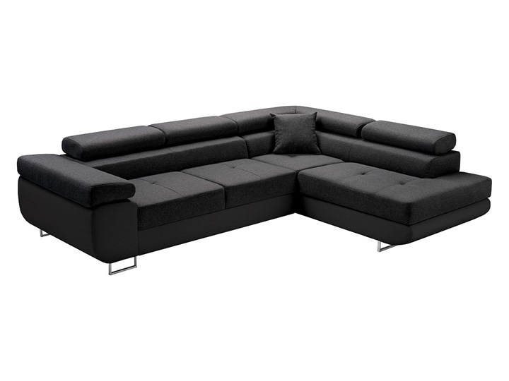 Ciemny narożnik ASTON z pojemnikiem, wolnostojący Wysokość 70 cm Głębokość 203 cm Styl Nowoczesny Szerokość 273 cm Lewostronne Kategoria Narożniki