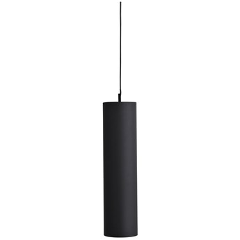 Lampa wisząca metalowa czarna Ø15x61 cm