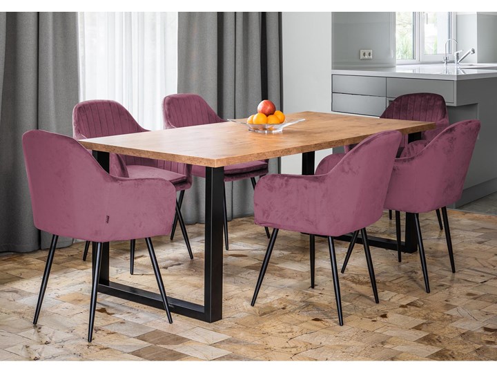 Stół do jadalni rozkładany FIORD 140/240x90 Dąb Liczba miejsc Do 10 osób Szerokość 90 cm Długość 240 cm Tworzywo sztuczne Wysokość 75 cm Drewno Wysokość 90 cm Metal Pomieszczenie Stoły do kuchni