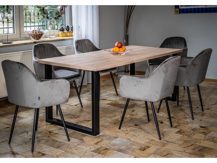 Stół rozkładany do jadalni FIORD 140/240x90 Jesion Wysokość 75 cm Drewno Szerokość 260 cm Metal Długość 140 cm Długość 260 cm Szerokość 240 cm Długość 240 cm Wysokość 90 cm Szerokość 90 cm Rozkładanie Rozkładane