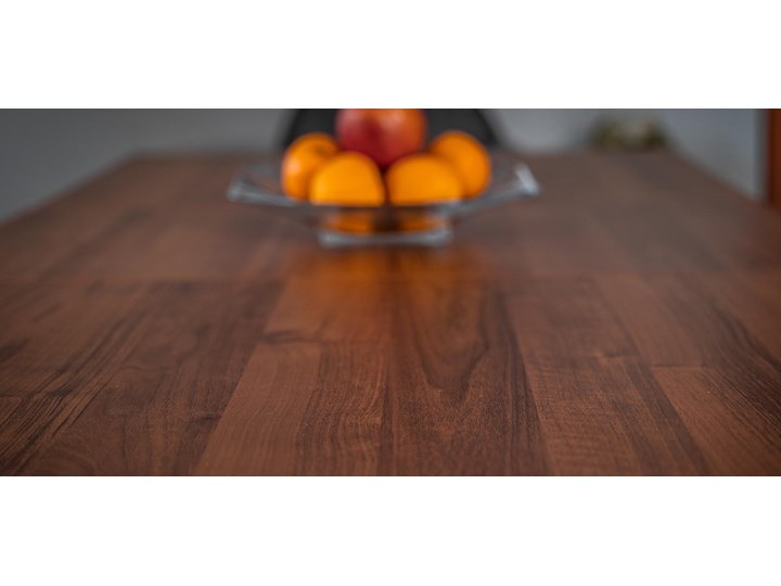 Stół rozkładany do jadalni FIORD 140/240x90 Ciemny orzech Płyta MDF Wysokość 75 cm Metal Szerokość 90 cm Długość 240 cm Drewno Pomieszczenie Stoły do salonu