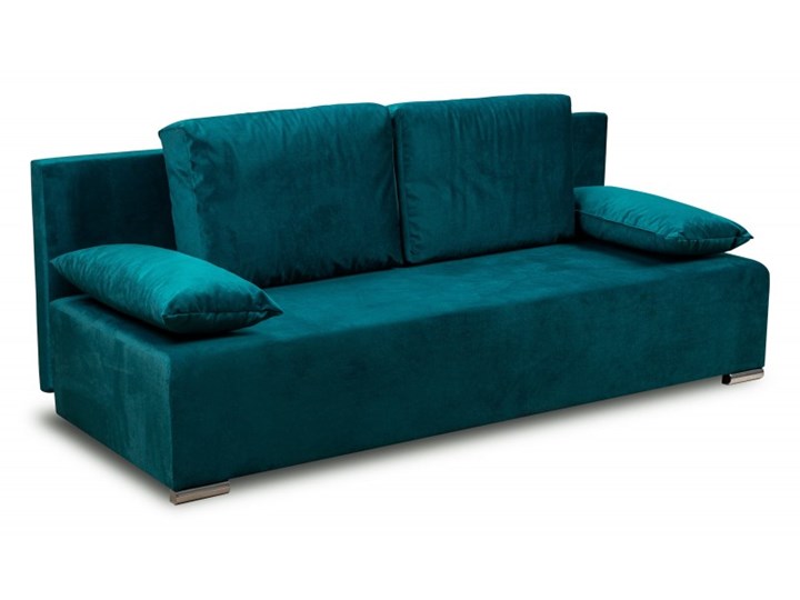 Kanapa z Funkcją Spania Ecco DELUXE Królewska Zieleń Stała konstrukcja Szerokość 195 cm Głębokość 82 cm Materiał obicia Tkanina Rozkładanie Rozkładana