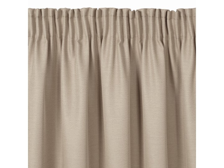 Prosta Zasłona Style 140x270cm - Cappuccino - Taśma Kategoria Zasłony Poliester 140x270 cm Wzór Nadruk