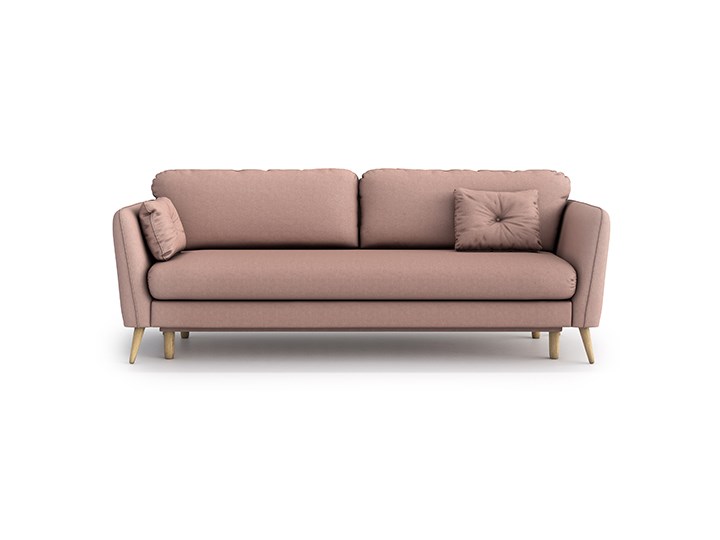Sofa Clara z funkcją spania, Marshmallow Głębokość 95 cm Szerokość 238 cm Styl Skandynawski
