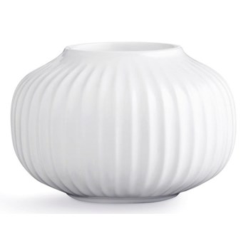 Biały porcelanowy świecznik na tealighty Kähler Design Hammershoi, ⌀ 10 cm