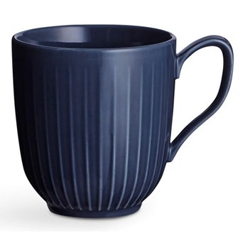 Ciemnoniebieski porcelanowy kubek Kähler Design Hammershoi, 330 ml