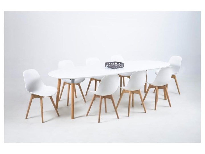 Stół rozkładany Actona Belina Duro, 270 x 100 cm Drewno Płyta MDF Długość 57 cm Szerokość 74 cm Długość 270 cm Długość 170 cm Styl Skandynawski