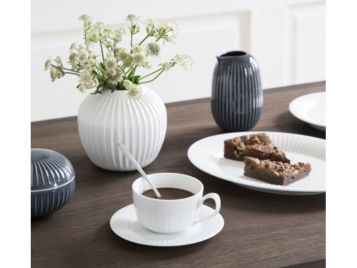 Biała porcelanowa filiżanka Kähler Design Hammershoi, 250 ml Porcelana Kategoria Filiżanki Kolor Biały