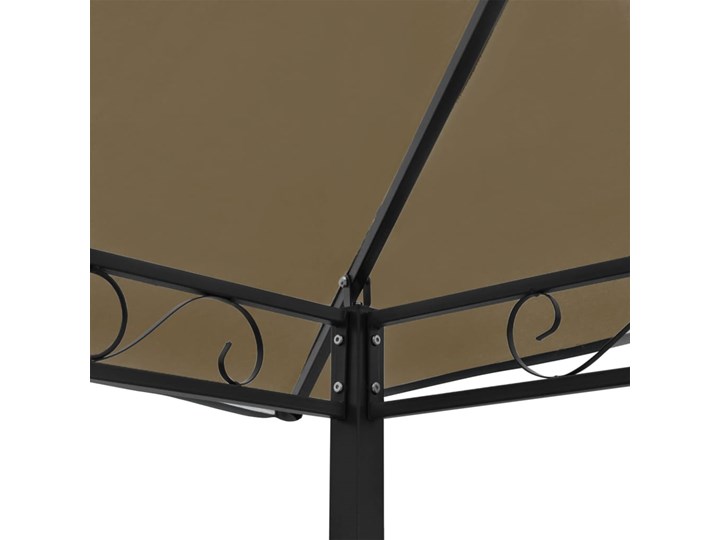 vidaXL Zadaszenie ogrodowe ze stołem i ławkami, 2,5x1,5x2,4 m, taupe Wysokość 240 cm Kategoria Altany ogrodowe