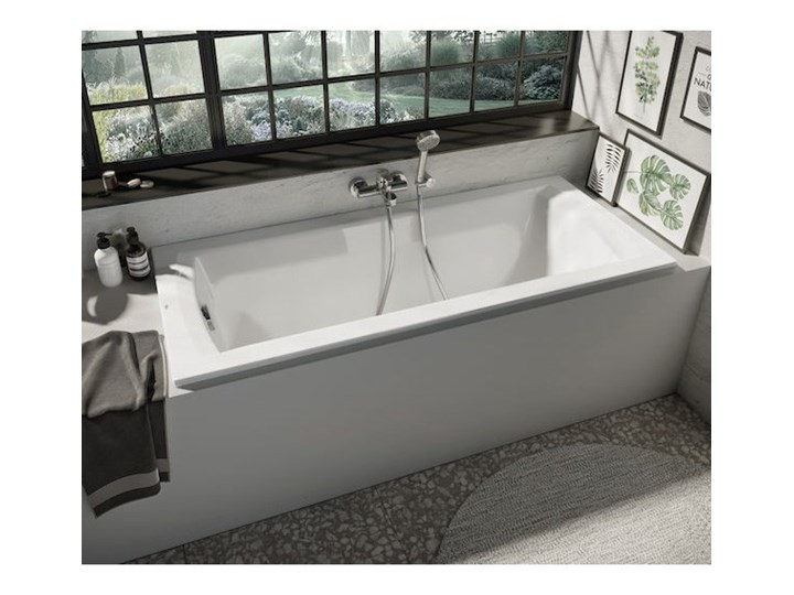 Roca Linea Slim wanna prostokątna 170x70 cm A248542000 Akryl Symetryczne Kategoria Wanny