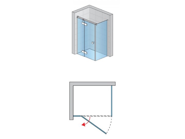 Sanswiss Annea kabina prysznicowa kwadratowa 75 cm lewa AN13G07505007+ANT07505007 Narożna Wysokość 200 cm Przyścienna Szerokość 70 cm Kategoria Kabiny prysznicowe Rodzaj drzwi Uchylne