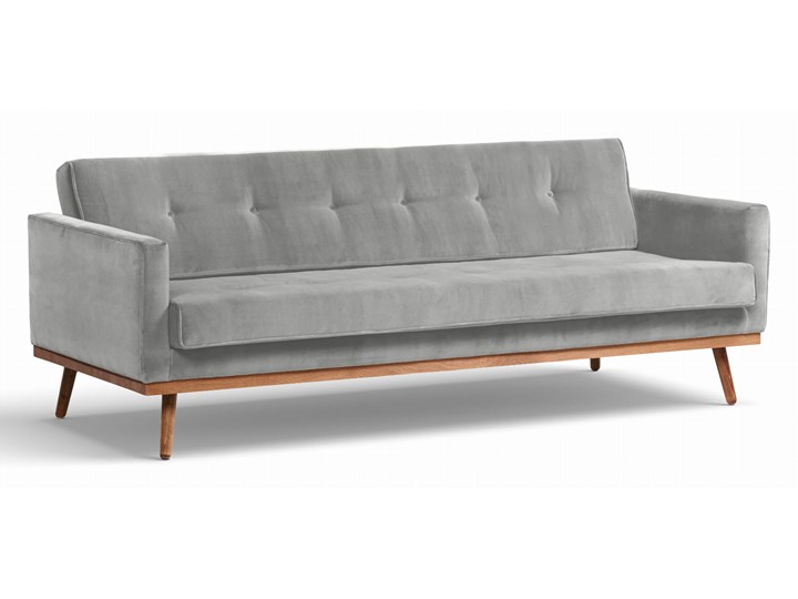 Sofa Klematisar 3-osobowa Welurowa z funkcją spania (Deluxe - welur łatwozmywalny PEACOCK :deluxe/PEACOCK) Stała konstrukcja Głębokość 91 cm Pomieszczenie Salon Kategoria Sofy i kanapy