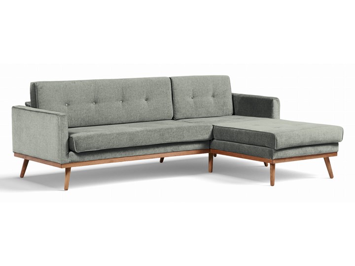 Sofa Klematisar 3-osobowa Welurowa z funkcją spania (Deluxe - welur łatwozmywalny PEACOCK :deluxe/PEACOCK) Głębokość 91 cm Stała konstrukcja Wielkość Trzyosobowa
