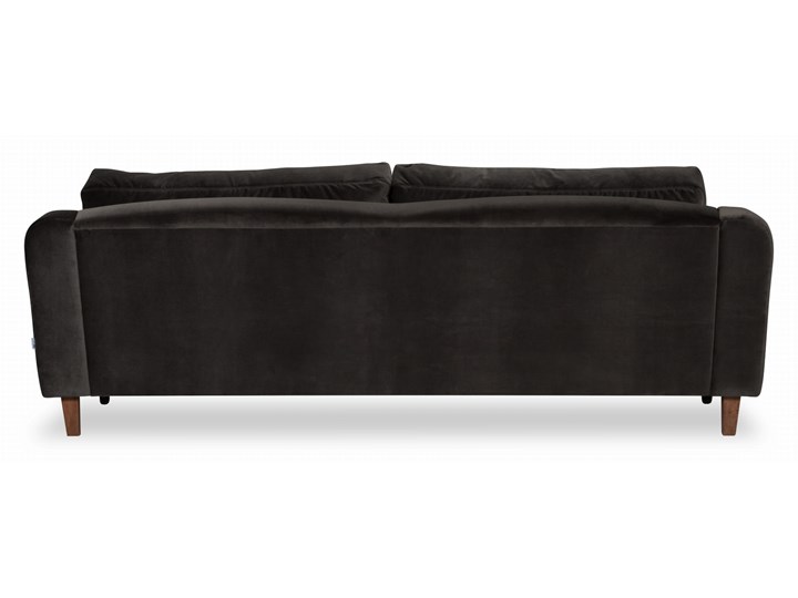 Sofa Mirar 3-osobowa welurowa (Welur bawełna 100% OLIWKOWY :welur/OLIWKOWY) Stała konstrukcja Powierzchnia spania