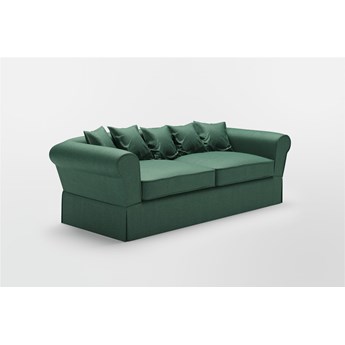 Sofa Malmö welurowa (Welur bawełna 100% ZIELONY :welur/ZIELONY)