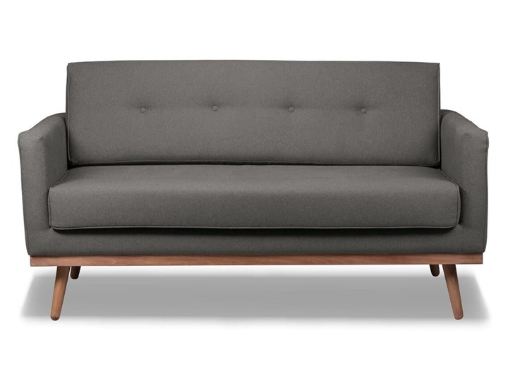 Sofa Klematisar 2-osobowa (Bawełna 63%, len 37% JASNOSZARY :len bawełna/jasnoszary) Szerokość 155 cm Stała konstrukcja Głębokość 91 cm Materiał obicia Tkanina Funkcje Bez dodatkowych funkcji