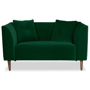 Mini sofa Ginster Welurowa (Welur bawełna 100% ZIELONY :welur/ZIELONY)