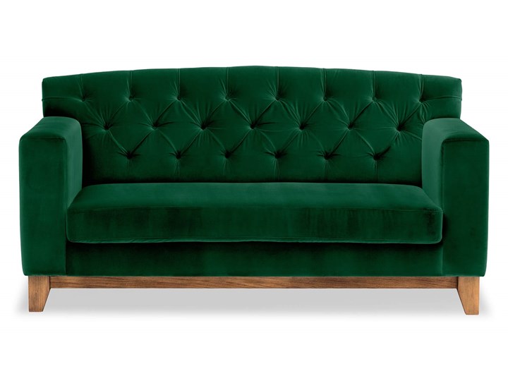Sofa Ros 2-osobowa Welurowa (Welur bawełna 100% OLIWKOWY :welur/OLIWKOWY) Wielkość Dwuosobowa Stała konstrukcja Funkcje Bez dodatkowych funkcji