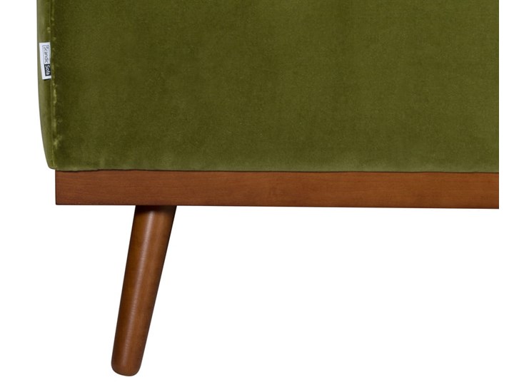 Sofa Klematisar 3-osobowa Welurowa z funkcją spania (Deluxe - welur łatwozmywalny PEACOCK :deluxe/PEACOCK) Stała konstrukcja Styl Klasyczny Głębokość 91 cm Boki Z bokami