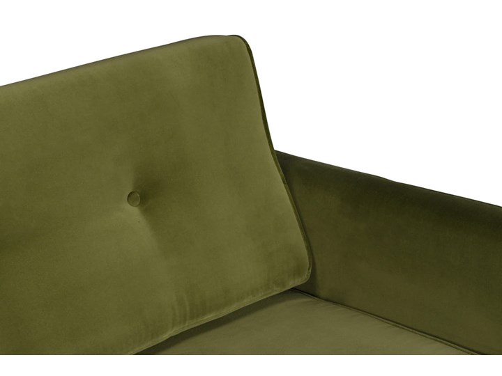 Sofa Klematisar 3-osobowa Welurowa z funkcją spania (Deluxe - welur łatwozmywalny PEACOCK :deluxe/PEACOCK) Stała konstrukcja Głębokość 91 cm Nóżki Na nóżkach
